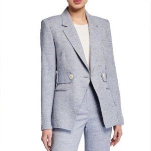 Veronica Beard Chevron Waist Cinching blazer 2